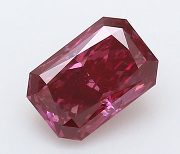 Bright Fancy Deep Pink Color SI1 Clarity 1.27 CT Radiant Shape Lab grown Diamond For Special one Ring