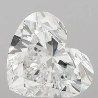 Bold Beauty Of 4.02 CT Heart Shape D Color VS1 Clarity Moissanite Diamond For First Rain