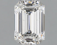 Sustainable Emerald Shape F Color 1.35 CT SI1 Clarity Moissanite Diamond For Anniversary Ring