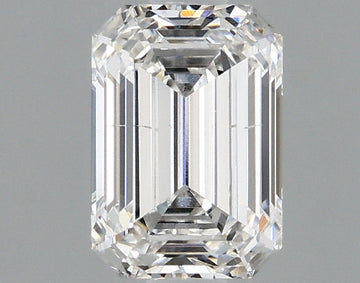 Sustainable Emerald Shape F Color 1.35 CT SI1 Clarity Moissanite Diamond For Anniversary Ring