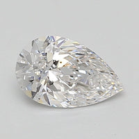 Elegant 0.80 CT Pear Shape D Color SI1 Clarity Lab Grown Diamond For the Bright Pause