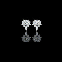 2.14 TCW Sustainable Sparkle Top Luxury Round Cut Lab Grown Diamond Earring For Soft Corner