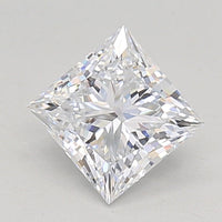 Stunning 0.90 CT Princess Shape E Color VVS2 Clarity Lab Grown Diamond For Long After