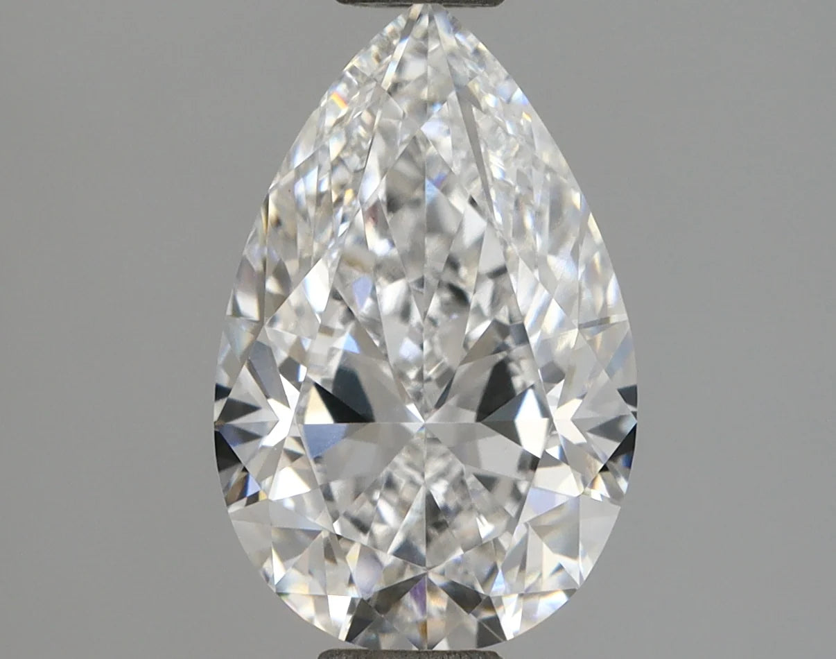 Brilliant 1.53 CT Pear Shape E Color VS1 Clarity Moissanite Diamond For Anniversary Ring
