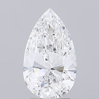 Beautiful 2.01 CT Pear Shape D Color VVS2 Clarity Lab Grown Diamond For Open Skies