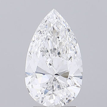Beautiful 2.01 CT Pear Shape D Color VVS2 Clarity Lab Grown Diamond For Open Skies