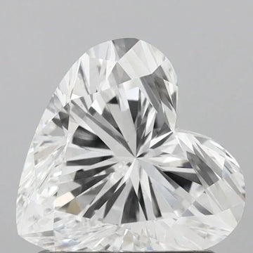 Shiny Heart Shape VS1 Clarity 1.11 CT D Color Moissanite Diamond For Propose Ring
