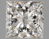 Ultimate 3.19 CT Princess Shape H Color VS2 Clarity Moissanite Diamond For Cocktail Ring