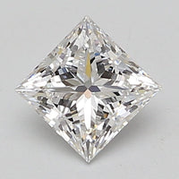 Dazzzling 0.91 CT Princess Shape E Color VVS2 Clarity Lab Grown Diamond For That Whisper