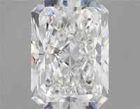 Beautiful 5.01 CT Radiant Shape E Color SI1 Clarity Lab grown Diamond For Near Silence