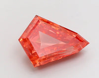 Beautiful 7.52 CT Antique Shape Fancy Vivid Pink Color VS1 Clarity Moissanite Diamond For Surprise Ring