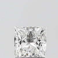 Shiny 1.02 CT Princess Shape E Color VS1 Clarity Moissanite Diamond For Anniversary Ring