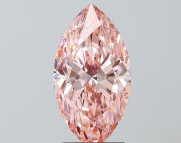 Dazzling 3.08 CT Marquise Shape Fancy Vivid Pink Color VS2 Clarity Moissanite Diamond For Special one Ring