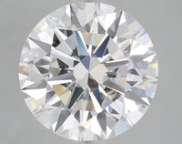 Shiny 3.04 CT Round Shape D Color VS2 Clarity Lab Grown Diamond For Wedding Special Ring
