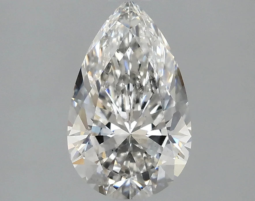 Brilliant 1.55 CT Pear Shape F Color VS2 Clarity Moissanite Diamond For New Dawn
