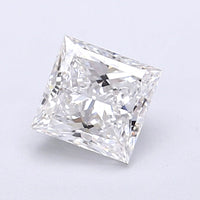 Fine 0.92 CT Princess Shape E Color VVS2 Clarity Lab Grown Diamond For Mild Storm