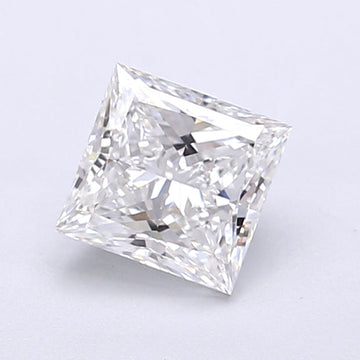 Fine 0.92 CT Princess Shape E Color VVS2 Clarity Lab Grown Diamond For Mild Storm