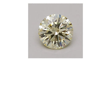 Great 0.70 CT Round Shape Fancy Yellow Color VVS1 Clarity Lab Grown Diamond For Mild Storm