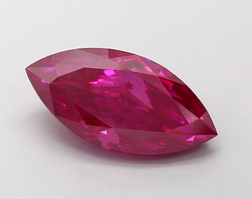 Fine 3.06 CT Marquise Shape Fancy Deep Pink Color VS1 Clarity Moissanite Diamond For Engagement Ring