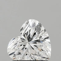 Unique Heart Shape 1.00 CT D Color VS2 Clarity Moissanite Diamond For Engagement Ring
