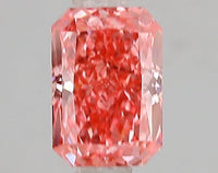 Luxury 1.04 CT Radiant Shape Fancy Vivid Pink Color VS2 Clarity Lab grown Diamond For Cocktail Ring