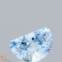 Elegant Fancy Intense Blue Color VS1 Clarity 1.73 CT Antique Shape Moissanite Diamond For Custom Ring