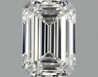 Unique E Color VS2 Clarity 1.04 CT Emerald Shape Moissanite Diamond For Propose Ring