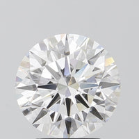 Shiny 3.07 CT Round Shape D Color VS2 Clarity Lab Grown Diamond For Wedding Special Ring