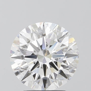 Shiny 3.07 CT Round Shape D Color VS2 Clarity Lab Grown Diamond For Wedding Special Ring