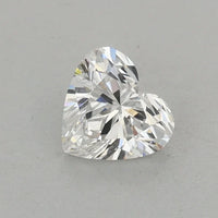 Unique Of 0.47 CT Heart Shape D Color VS1 Clarity Moissanite Diamond For Soft Night