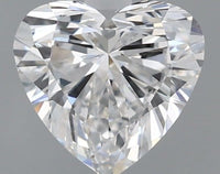 Shiny VS1 Clarity 1.05 CT D Color Heart Shape Lab grown Diamond For Anniversary Ring