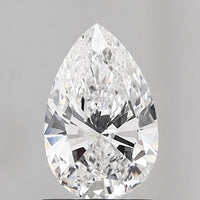 Elegant 1.08 CT Pear Shape E Color VS1 Clarity Moissanite Diamond For Surprise Ring