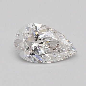 Elegant 0.86 CT Pear Shape D Color SI1 Clarity Lab Grown Diamond For the First Light