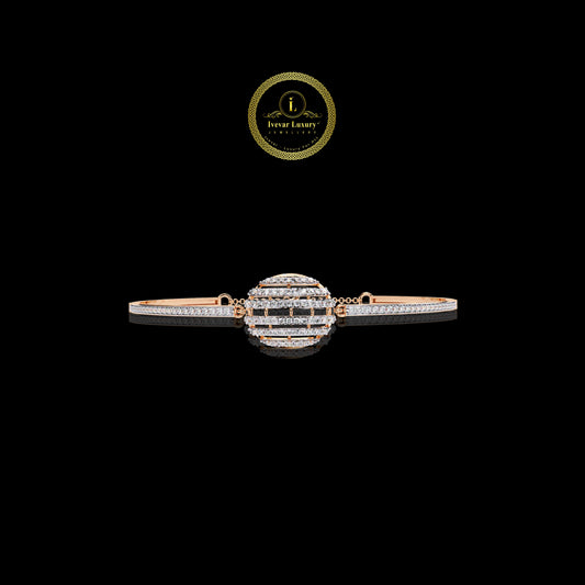 Anniversary Gift Idea Stunning Lab Grown  Diamond Bracelet By Ivevar's