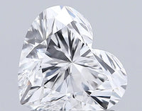 Fine Of 1.57 CT Heart Shape D Color VS1 Clarity Moissanite Diamond For Quiet Hope
