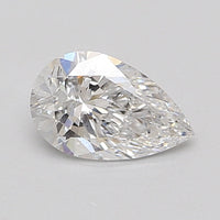Elegant 0.88 CT Pear Shape D Color SI1 Clarity Lab Grown Diamond For the True Wait