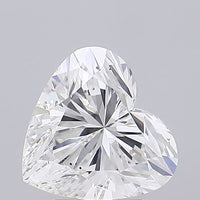 Unique 3.02 CT Heart Shape E Color VS2 Clarity Moissanite Diamond For Birthday Ring