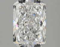 Affordable 2.07 CT Radiant Shape E Color SI1 Clarity Lab grown Diamond For Held Gaze