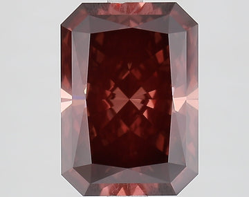 High Quality 3.06 CT Radiant Shape Fancy Deep Brownish Pink Color VVS2 Clarity Moissanite Diamond For Wedding Ring