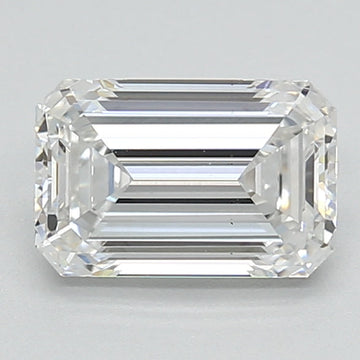 Shiny E Color VS2 Clarity 1.20 CT Emerald Shape Moissanite Diamond For Cocktail Ring