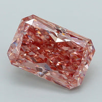 Experience Luxury 3.02 CT Radiant Shape Fancy Light Pink Color VS1 Clarity Moissanite Diamond For Anniversary Ring