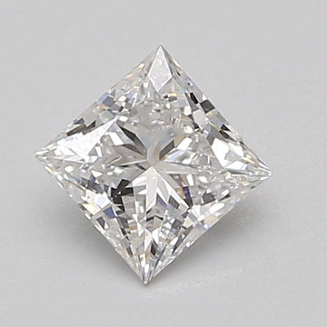 Luxurious 0.95 CT Princess Shape E Color VVS2 Clarity Lab Grown Diamond For White Petals