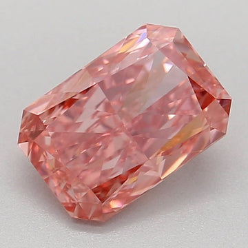 Dazzling 1.01 CT Radiant Shape Fancy Vivid Pink Color VS1 Clarity Lab grown Diamond For Surprise Ring