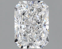 Brilliant 1.08 CT Radiant Shape D Color SI1 Clarity Lab grown Diamond For White Petals
