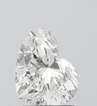Bright F Color 1.00 CT Heart Shape VVS2 Clarity Moissanite Diamond For Cocktail Ring