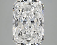 Surprise 5.07 CT Radiant Shape E Color SI1 Clarity Lab grown Diamond For Slow Fade