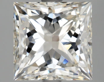 Minimalist 3.18 CT Princess Shape H Color VVS2 Clarity Moissanite Diamond For Her Ring