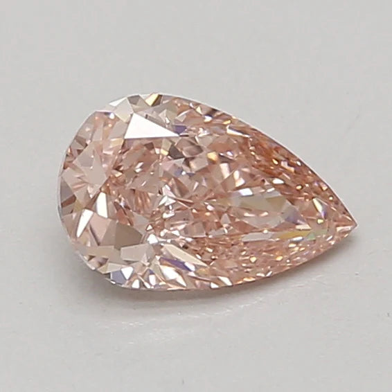 Classic 0.92 CT Pear Shape Fancy Intense Pink Color VS2 Clarity Moissanite Diamond For After Her