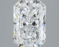 Luxury 2.10 CT Radiant Shape E Color SI1 Clarity Lab grown Diamond For Soft Pull