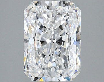 Luxury 2.10 CT Radiant Shape E Color SI1 Clarity Lab grown Diamond For Soft Pull